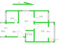 八一广场|世纪花园2室1厅1卫出租|买房租房佣金全返