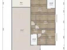 宝塔|玉龙华庭3室2厅2卫出租|买房租房佣金全返