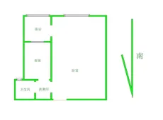 涧西|世纪华阳五期1室1厅1卫出租|买房租房佣金全返