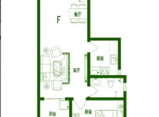 江北|北岸众和城1室1厅1卫出租|买房租房佣金全返