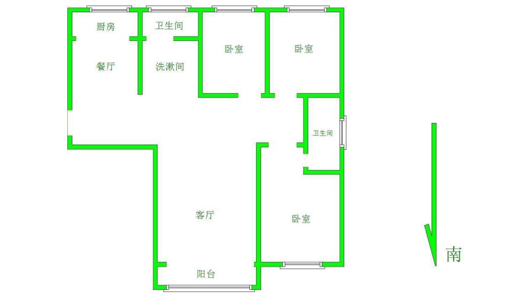 应天门旁 德和园精美三室 小香风 低价首租拎包入住-德和园租房