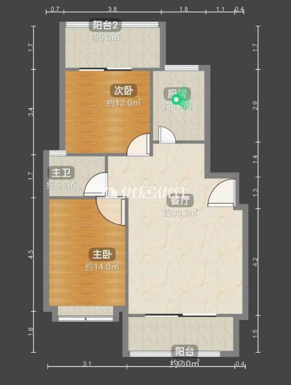降价了亚青城电梯两房租金1500家具家电齐全精装修的好房子-亚青城租房