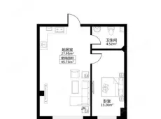 双清|青龙王府1室1厅1卫出租|买房租房佣金全返