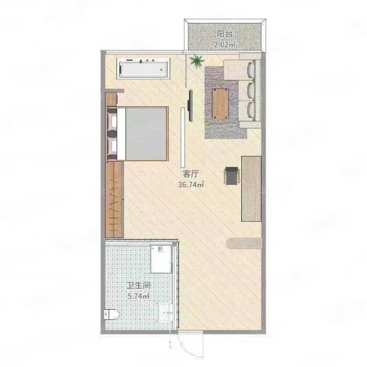 书香华苑精装一室建华广场北宋长安万达东胜广场省中医院奥北公元-新天地书香华苑租房