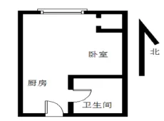 建邺|清荷园北园1室1厅1卫出租|买房租房佣金全返