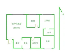 铁东|爱家皇家花园3室2厅2卫出租|买房租房佣金全返