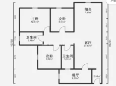 巴州|上城美地3室2厅2卫出租|买房租房佣金全返