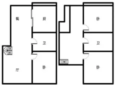 让胡路|明湖花园3室2厅2卫出租|买房租房佣金全返