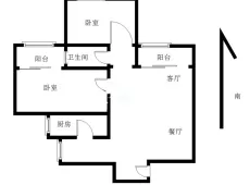 蚌山|万达悦府D区2室2厅1卫出租|买房租房佣金全返