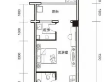 新站|安粮蓝寓1室1厅1卫出租|买房租房佣金全返