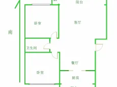 玉泉|水润嘉苑2室2厅1卫出租|买房租房佣金全返