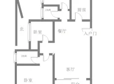 恒大名都3室2厅2卫出租|买房租房佣金全返