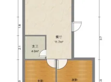 七里河|宝丰花园2室2厅1卫出租|买房租房佣金全返