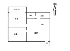 天河|凤凰公司宿舍2室2厅1卫出租|买房租房佣金全返