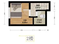 西湖|西湖墅1室1厅1卫出租|买房租房佣金全返