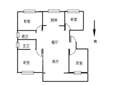 现代汉城4室2厅2卫出租|买房租房佣金全返