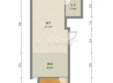 路南|在水一方2室1厅1卫出租|买房租房佣金全返