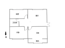 城西|海晏路8号院2室1厅1卫出租|买房租房佣金全返