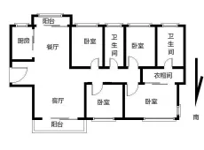 港北|碧桂园中央上城4室2厅2卫出租|买房租房佣金全返