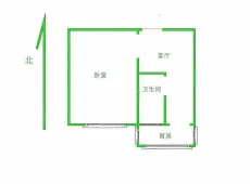 历下|菜市新村1室1厅1卫出租|买房租房佣金全返