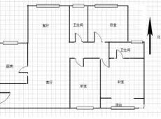 西工|升龙广场F区3室2厅2卫出租|买房租房佣金全返