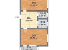 莲都|大洋河三区2室2厅1卫出租|买房租房佣金全返