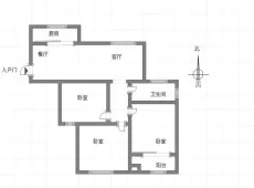 邹城|爱家豪庭3室2厅1卫出租|买房租房佣金全返