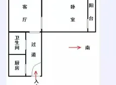 渭滨|新建路东段42号1室1厅1卫出租|买房租房佣金全返