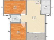 咸安|国税局宿舍2室2厅1卫出租|买房租房佣金全返