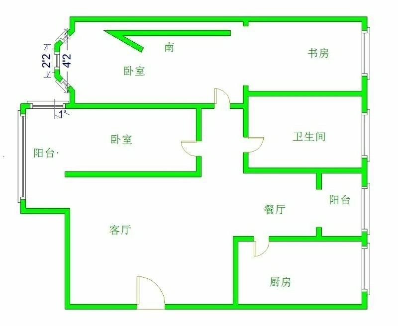 龙城国际三房出租，家电家具齐全，靠近西大门口-龙城国际租房