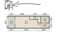 驿城|甲壳虫2室1厅1卫出租|买房租房佣金全返