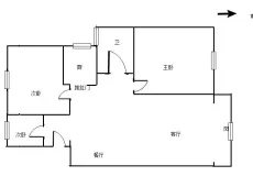 浔阳区|九江学院匡庐苑3室2厅1卫出租|买房租房佣金全返