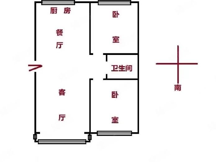 欧尚振安桥附近 封闭小区 电梯中层 精装两室一厅 包物业取暖-上城梦想租房