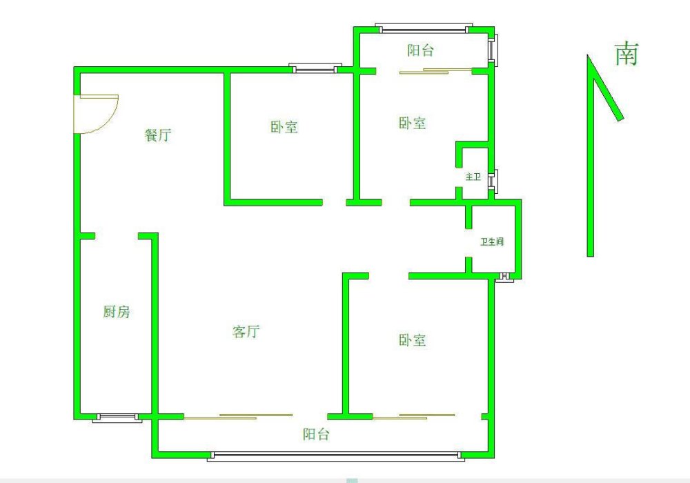 上海市场 地铁口 精装三室 家具家电齐全 交通便利 拎包入住-春华朗城租房