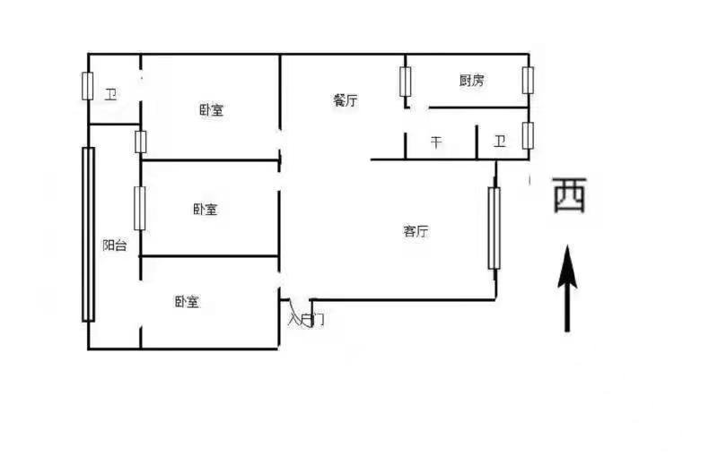 滨河新城小区 3室2厅2卫 精装修 125平 电梯房-滨河新城租房