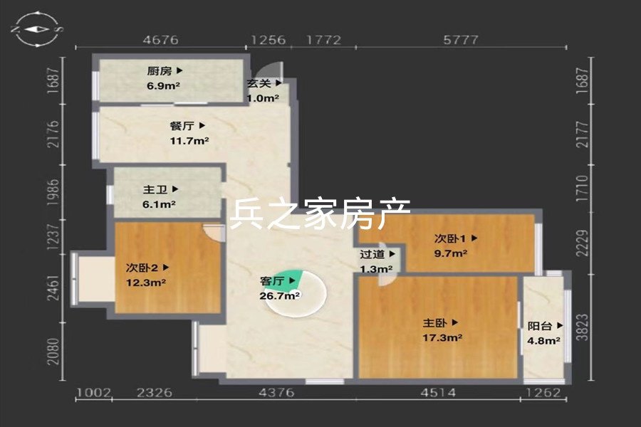 福海园 118平米 3室2厅1卫 出行方便 采光好 手慢无-福海园租房