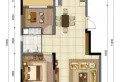 天福A区 6楼精装 一室一厅 家电齐全有空调 可月租可年租1