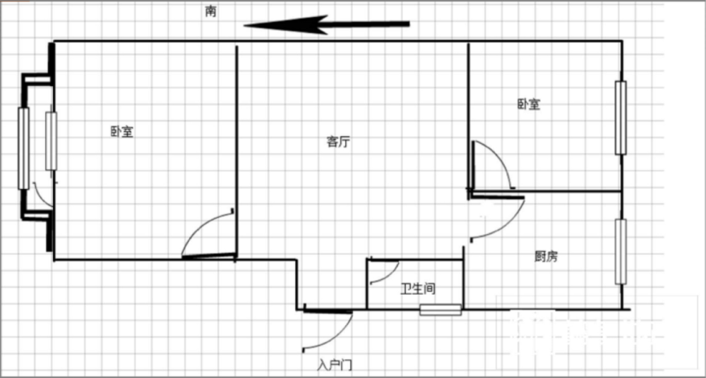 景小 广州市场 三院 地铁口附近 低楼层 家具齐全 拎包入住-交警三大队家属院租房