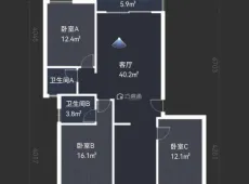 九江县|丽都中央公馆3室2厅2卫出租|买房租房佣金全返