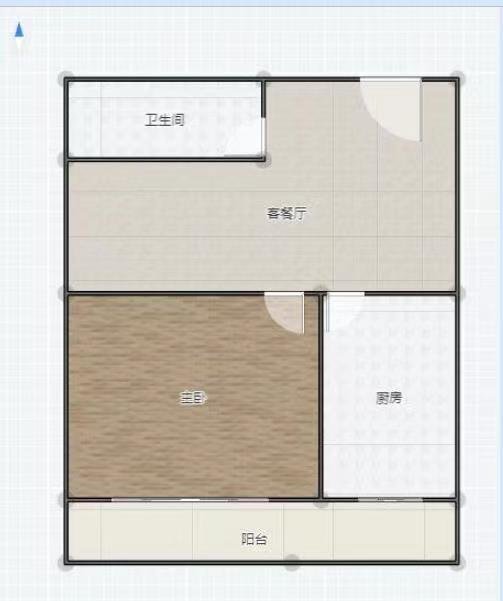 精装修 拎包入住 金地月伴湾 一区1室1厅1卫 52平-金地月伴湾一期租房