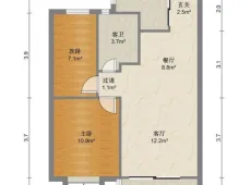 新罗|华龙云禧2室2厅1卫出租|买房租房佣金全返