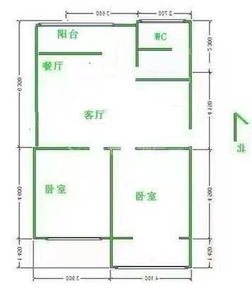 新上尹泰家园！精装两室 西美附近 家电齐全 拎包入住-尹泰家园租房