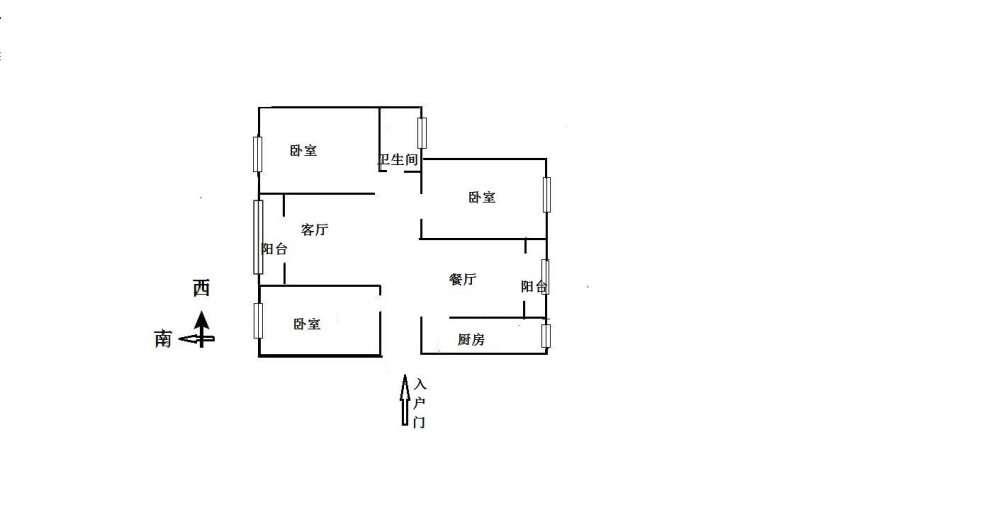 1500出租尚城国际带暖气3室2厅精装修家具家电齐全-尚城国际租房