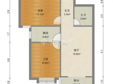 路南|凤城盛世2室1厅1卫出租|买房租房佣金全返