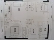 福田|香蜜时代2室2厅1卫出租|买房租房佣金全返