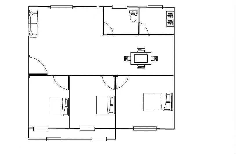 中建小区 3室2厅2卫 97平-中建小区租房