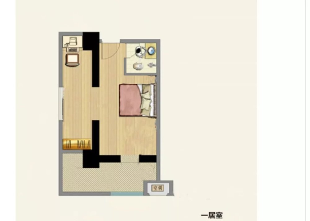 软件园 光谷天地 华师一中 正规一居室 可做饭 世贸新发展-蓝域拿铁公寓租房