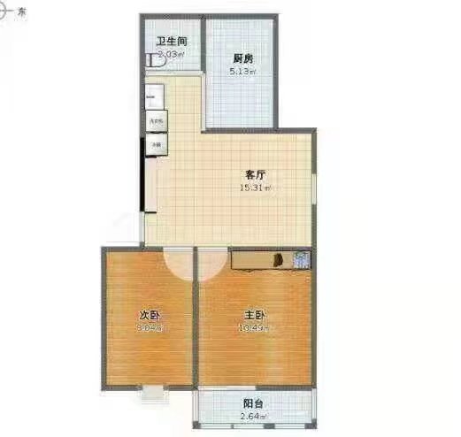 新村(九区) 2室1厅1卫 三楼家具可以配-新村九区租房