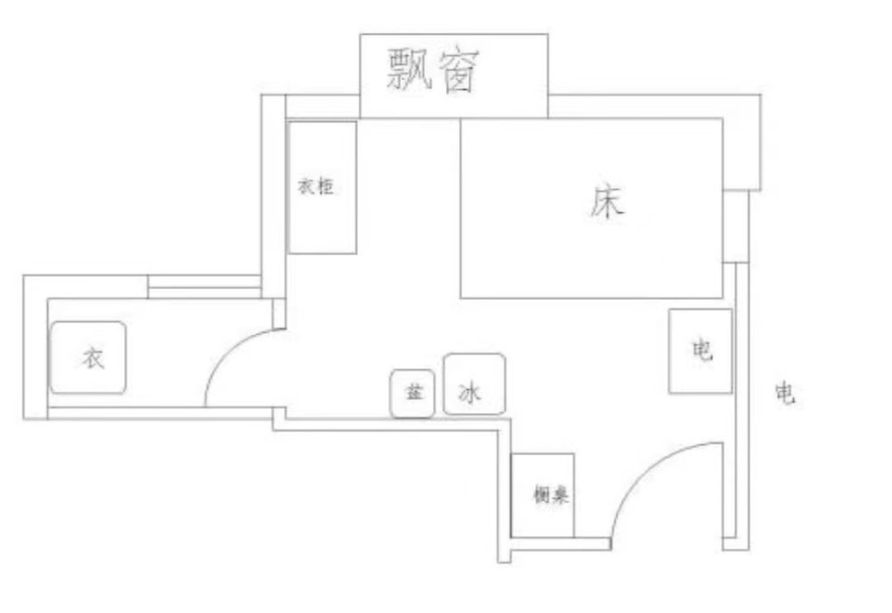 近阳光100 窑阜新村 精装公寓房 家电齐全 可做饭可短租-和悦馨城租房