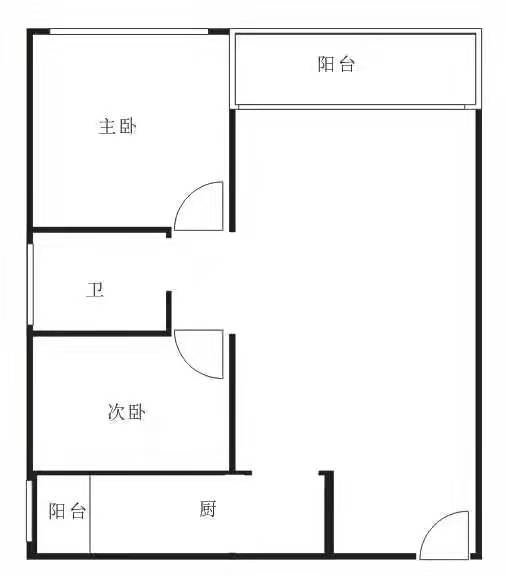 北地长江附近步梯7楼双室双厅南北通透拎包入住-红光小区租房